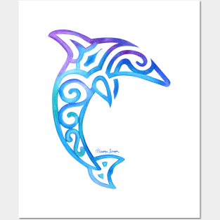 Tribal Dolphin Posters and Art